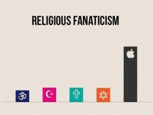 Religious Fanaticism of Apple